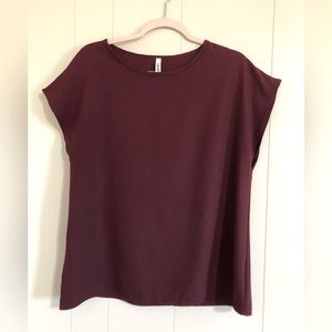 Maroon Blouse by 2 Hearts